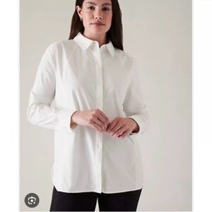 Athleta Poplin Blouse